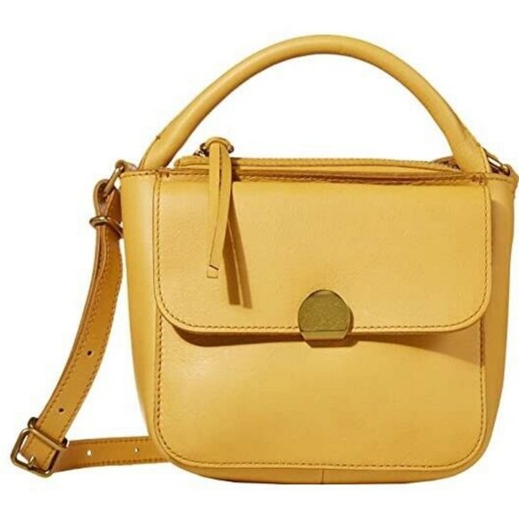 Madewell Handbags - NWT Madewell Mini Abroad Crossbody Bag Yellow